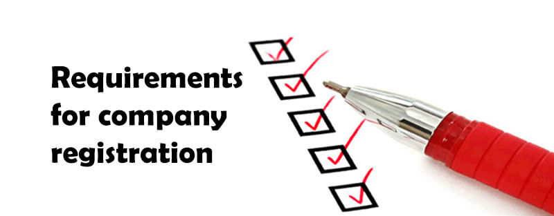 requirements for company registration